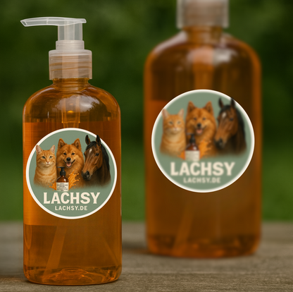 Lachsöl für Hunde, Katzen & Pferde – Natürliche Omega-3-Power für glänzendes Fell, gesunde Haut und Vitalität